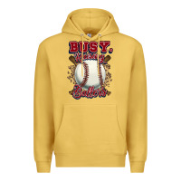 Antique Gold Busy raising ballers Premium Hoodie - HowdyJamesFarm
