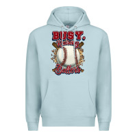 Blue Mist Busy raising ballers Premium Hoodie - HowdyJamesFarm