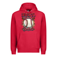 Cardinal Busy raising ballers Premium Hoodie - HowdyJamesFarm