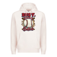 Pale Pink Busy raising ballers Premium Hoodie - HowdyJamesFarm