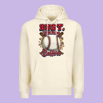 Busy Raising Ballers Premium Hoodie Designed By Howdyjamesfarm