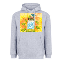 Heather Grey life is short make it sweet Heavyweight Hoodie - TumblerDesignByShophia