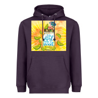 Plum life is short make it sweet Heavyweight Hoodie - TumblerDesignByShophia