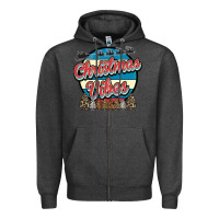 Charcoal Heather Christmas Vibes Zipper Hoodie - Bettercallsaul