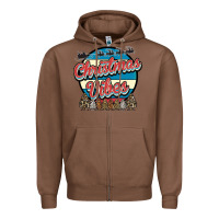 Chestnut Christmas Vibes Zipper Hoodie - Bettercallsaul