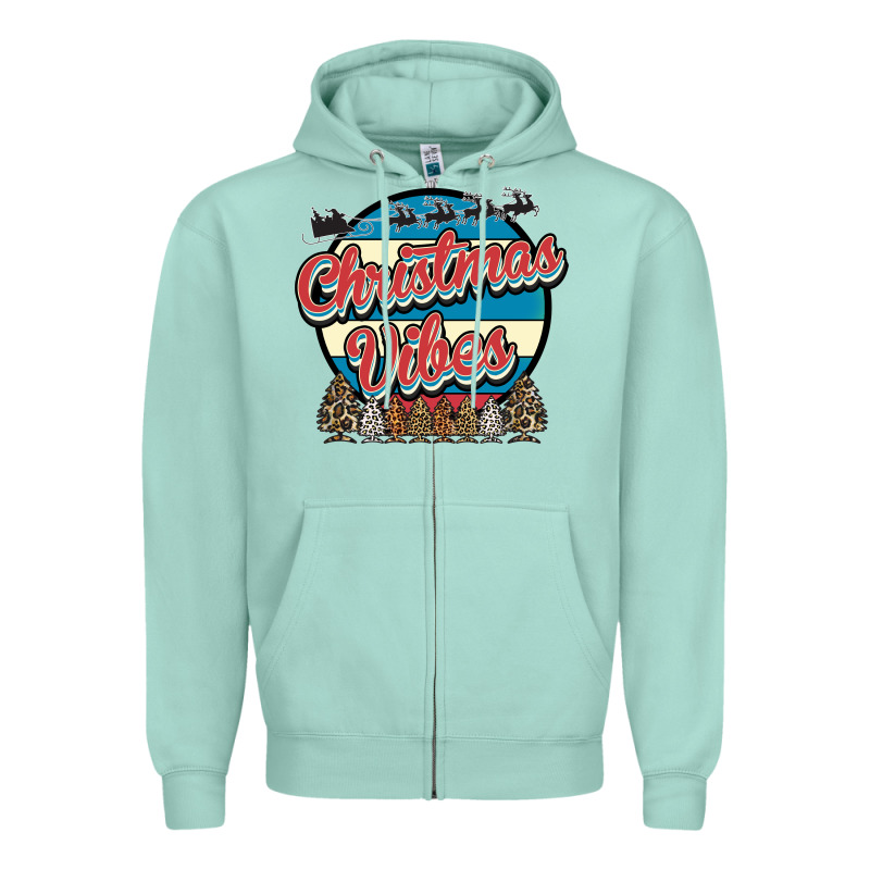 Christmas Vibes Zipper Hoodie by Bettercallsaul | Teevron