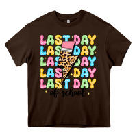 Chocolate Brown last day of school Heavy Core Tee - JahusDesignShop
