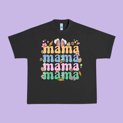 Easter Mama Urban Heavy Tee Designed By Maliassmallbusiness
