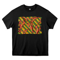 Black mardi gras crawfish background Heavy Core Tee - BarkalooDesign