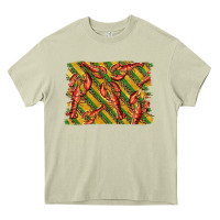 Mossy mardi gras crawfish background Heavy Core Tee - BarkalooDesign