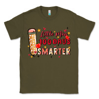 Army Green little miss 100 days smarter Classic Tee - MaliasSmallBusiness