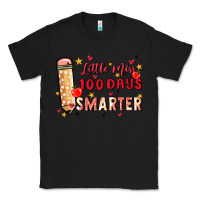 Black little miss 100 days smarter Classic Tee - MaliasSmallBusiness