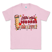 Bubblegum Pink little miss 100 days smarter Classic Tee - MaliasSmallBusiness