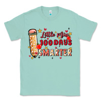 Seafoam little miss 100 days smarter Classic Tee - MaliasSmallBusiness
