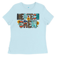 Baby Blue medtech crew Ladies Tee - RacoonDesign