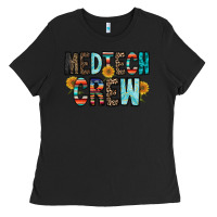 Black medtech crew Ladies Tee - RacoonDesign