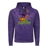 Cloud Purple My first Halloween Vintage Hoodie - NancyCooperArtShop