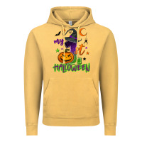 Vintage Mustard My first Halloween Vintage Hoodie - NancyCooperArtShop