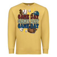 Antique Gold Game Day lightning bolt Baseball Premium Sweatshirt - HowdyJamesFarm