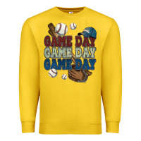 Lemon Game Day lightning bolt Baseball Premium Sweatshirt - HowdyJamesFarm