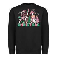 Black my first christmas cow Heavyweight Sweatshirt - MaliasSmallBusiness