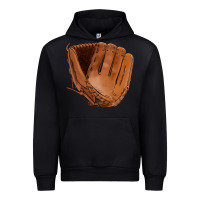 Black baseball glove Urban Hoodie - FaDigitalArtStudio