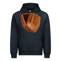 Navy baseball glove Urban Hoodie - FaDigitalArtStudio