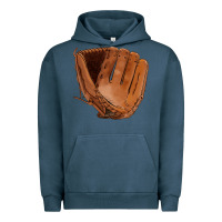 Pigment Midnight Navy baseball glove Urban Hoodie - FaDigitalArtStudio