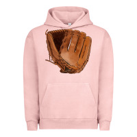 Pigment Salmon baseball glove Urban Hoodie - FaDigitalArtStudio