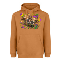 Meerkat Mardi Gras Heifers Heavyweight Hoodie - HowdyJamesFarm