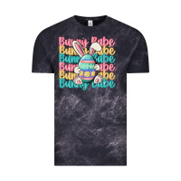 Cloud Black bunny babe Vintage Tee - MaliasSmallBusiness