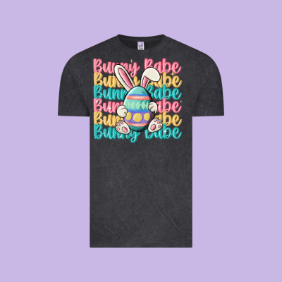 Bunny Babe Vintage Tee Designed By Maliassmallbusiness