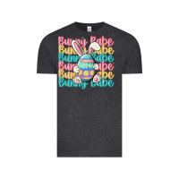 Vintage Black bunny babe Vintage Tee - MaliasSmallBusiness