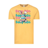 Vintage Mustard bunny babe Vintage Tee - MaliasSmallBusiness