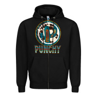 Black Punchy Zipper Hoodie - Bettercallsaul
