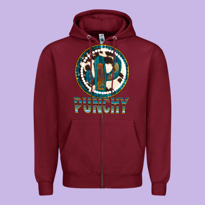 Punchy Zipper Hoodie Designed By Bettercallsaul