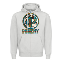Dove Grey Punchy Zipper Hoodie - Bettercallsaul