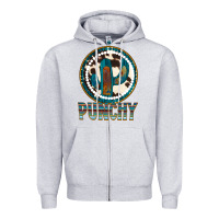Heather Grey Punchy Zipper Hoodie - Bettercallsaul