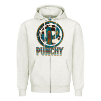 Oatmeal Heather Punchy Zipper Hoodie - Bettercallsaul