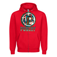 Red Punchy Zipper Hoodie - Bettercallsaul