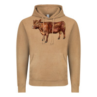 Vintage Camel red angus cow Vintage Hoodie - LillyAllenDesigns