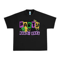 Black aint no party like mardi gras Urban Heavy Tee - MaliasSmallBusiness