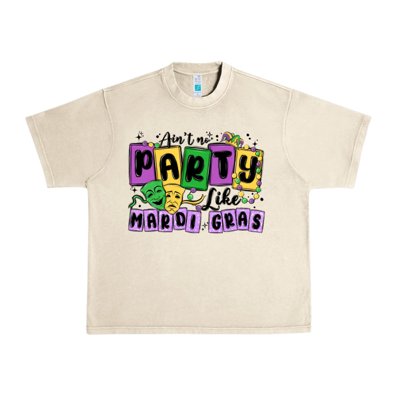 Aint No Party Like Mardi Gras Urban Heavy Tee by MaliasSmallBusiness | Teevron