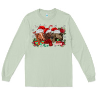 Matcha christmas horses Long Sleeve Tee - MaliasSmallBusiness