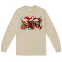 Mushroom christmas horses Long Sleeve Tee - MaliasSmallBusiness