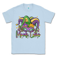 Dusty Blue mardi gras Classic Tee - MaliasSmallBusiness