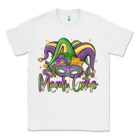 White mardi gras Classic Tee - MaliasSmallBusiness