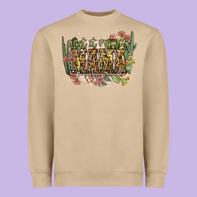 I Got It From My Mama Heavyweight Sweatshirt Designed By Nancycooperartshop