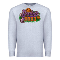 Heather Grey Senior 2023 basketball Premium Sweatshirt - HowdyJamesFarm