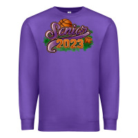 Purple Senior 2023 basketball Premium Sweatshirt - HowdyJamesFarm